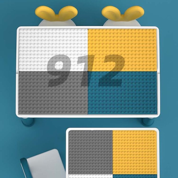 【輝鴻】多功能兒童積木學習桌椅組[PZF2698]