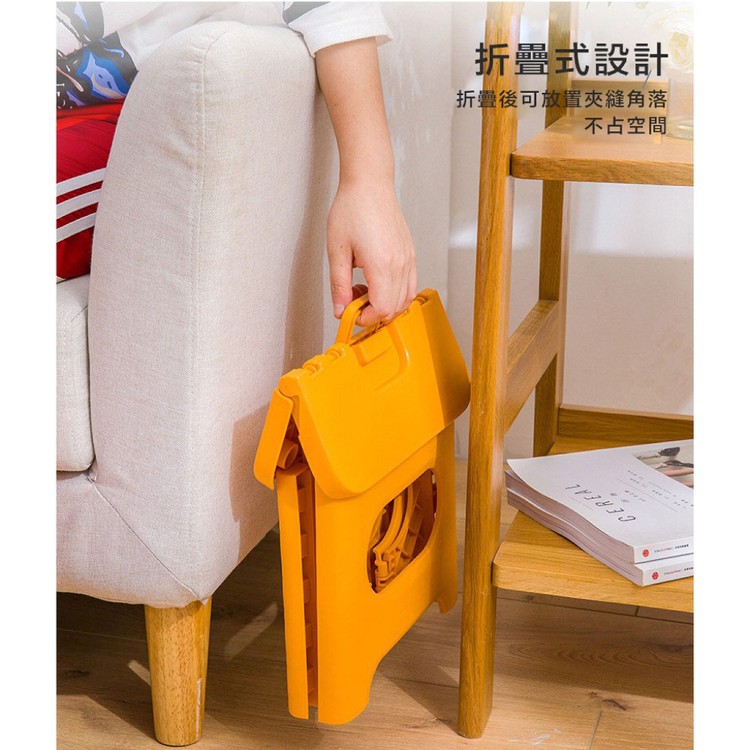 【輝鴻】日式摺疊簡約可手提椅凳(大款)[PZF3363]