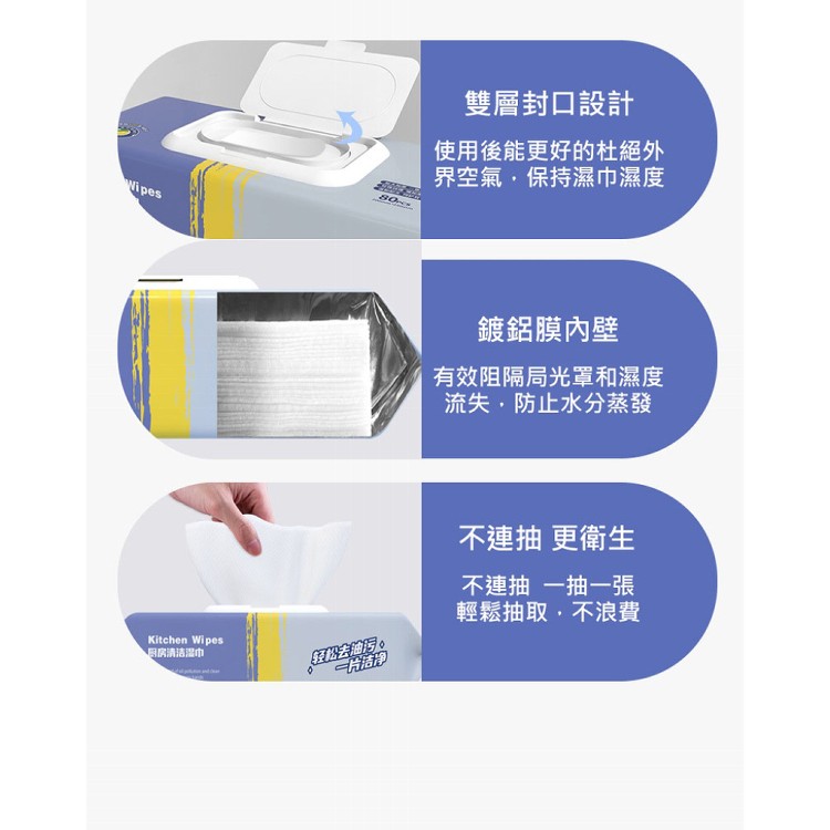 【輝鴻】加大加厚廚房珍珠紋濕紙巾[PZF3092]