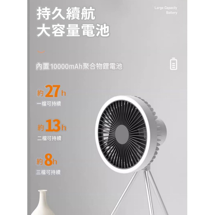 【輝鴻】智能質感多功能三腳架風扇[PZF3710]