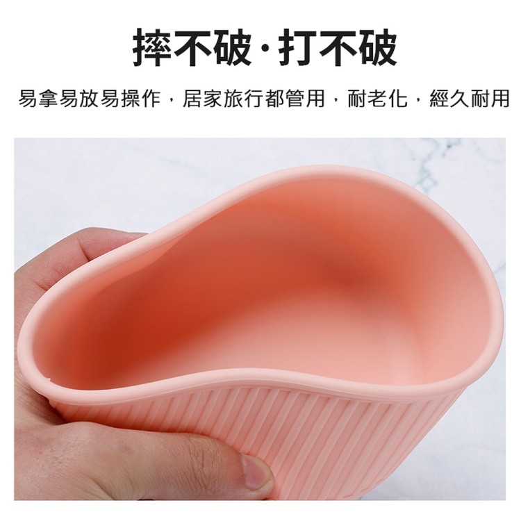 【輝鴻】馬卡龍摺疊可微波矽膠保鮮盒[PZF3847]