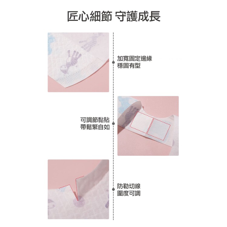 【輝鴻】拋棄式口水防水紙圍兜[PZF3930]