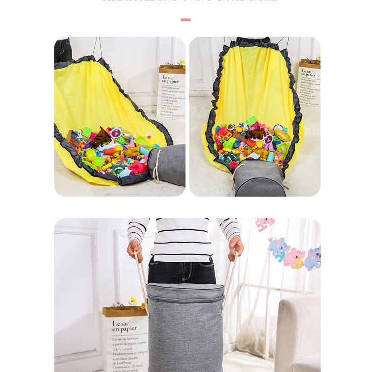 【輝鴻】寶寶雜物一秒快速收納桶(大款)[PZF2357]