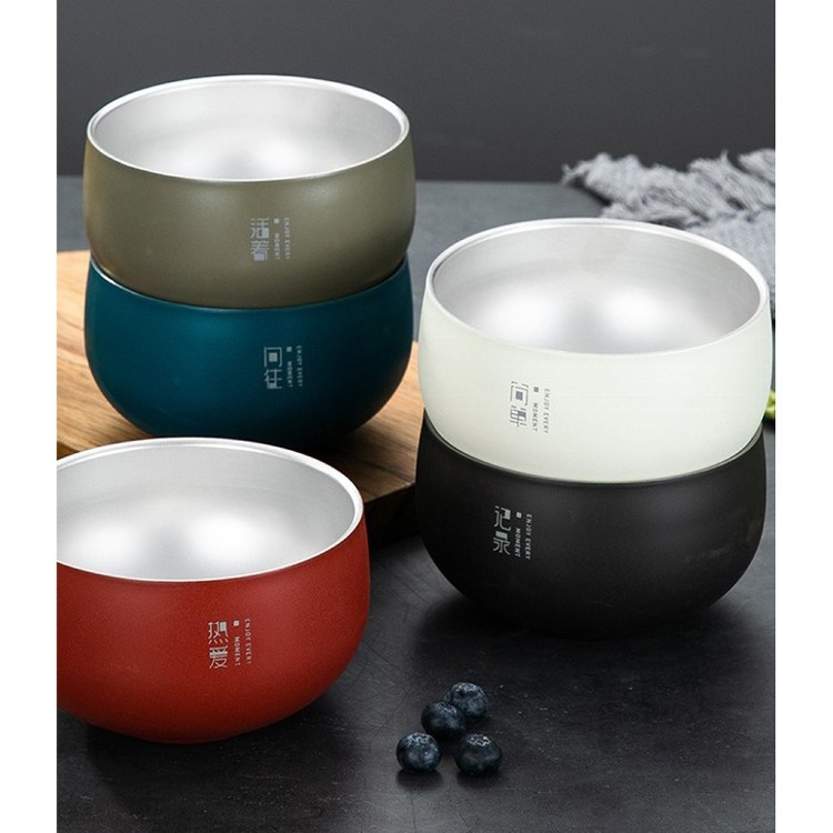 【輝鴻】日式316不鏽鋼雙層保溫隔熱碗[PZF3419]