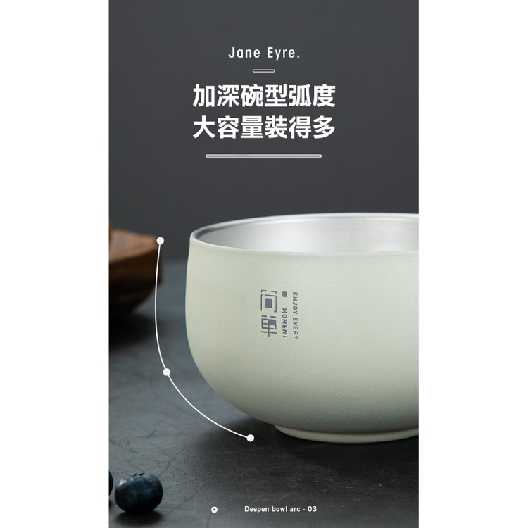 【輝鴻】日式316不鏽鋼雙層保溫隔熱碗[PZF3419]