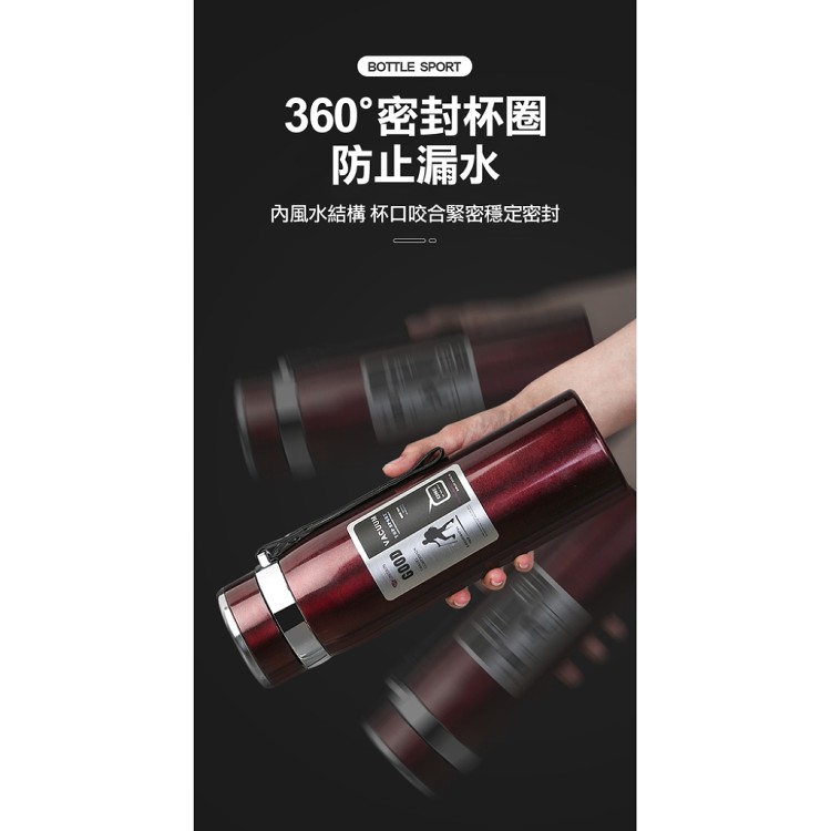 【輝鴻】316不鏽鋼真空長效保溫瓶(經典款1000ml)[PZF4100]