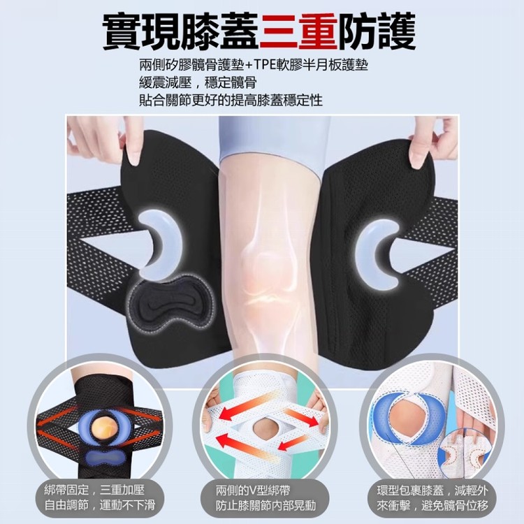 【輝鴻】第四代半月板運動護膝[PZF4472]