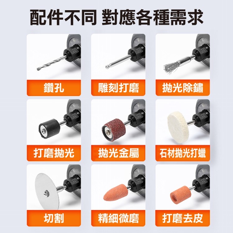 【輝鴻】無線多段迷你電鑽雕刻機(電鑽三段變速)[PZF3572]