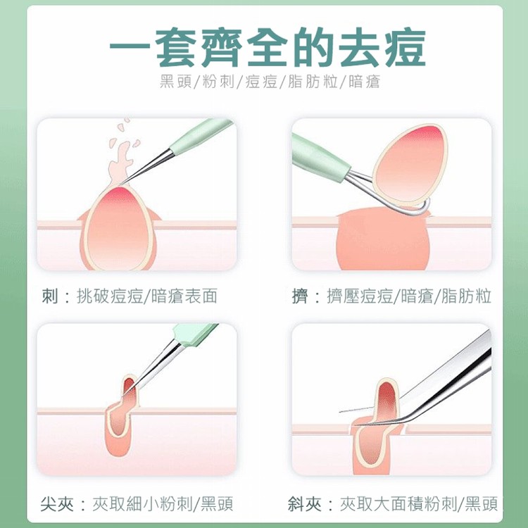 【輝鴻】黑頭粉刺護理5件套裝[PZF4217]