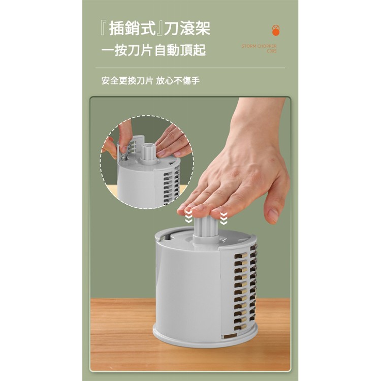 【輝鴻】多功能四合一滾筒式切菜器[PZF3170]