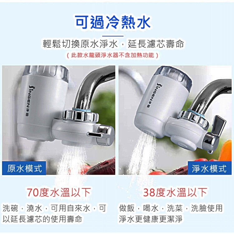 【輝鴻】水龍頭淨水濾芯過濾器(單購濾心)[PZF4698]