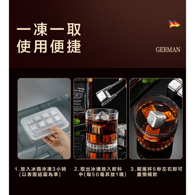 【輝鴻】頂級316不鏽鋼極凍冰塊(4入組)[PZF2715]