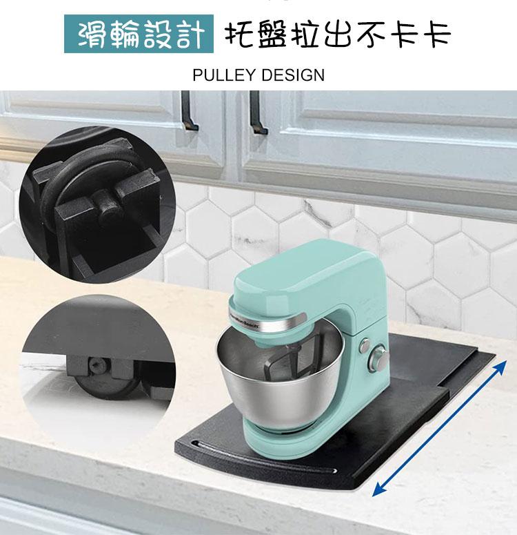 滑輪設計 托盤拉出不卡卡。