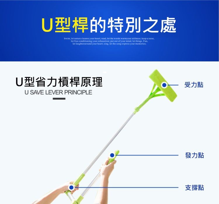U型桿的特別之處，U型省力槓桿原理，受力點，發力點，支撐點。