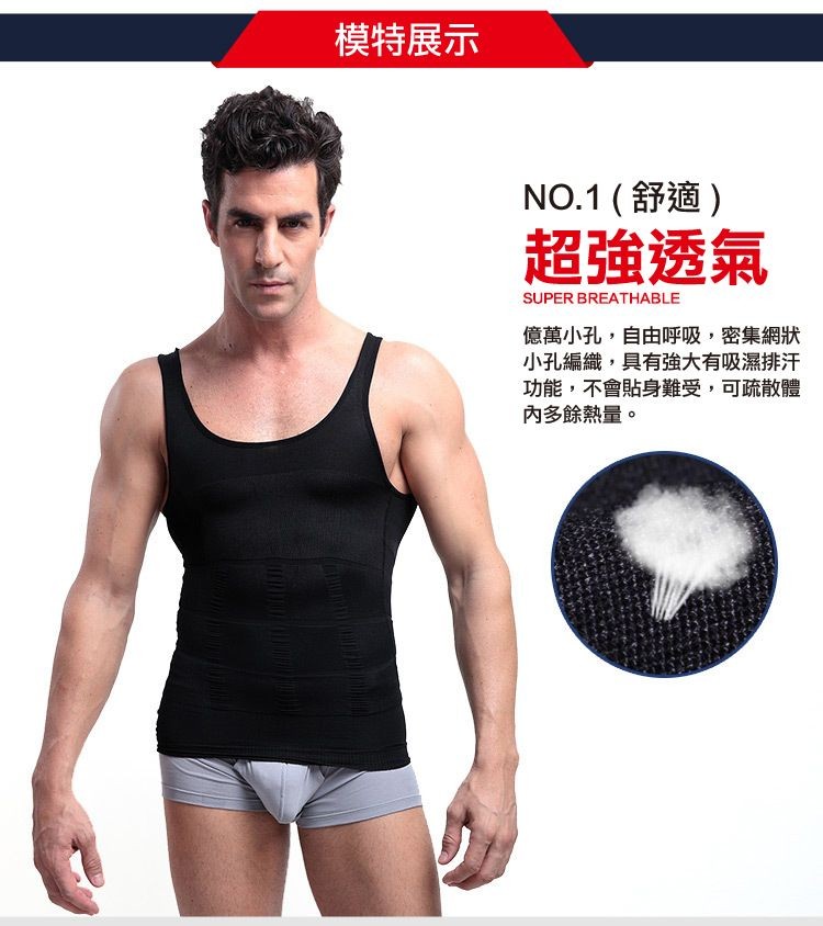 模特展示,NO.1(舒適),超強透氣,億萬小孔,自由呼吸,密集網狀,小孔編織,具有強大有吸濕排汗,功能,不會貼身難受,可疏散體,內多餘熱量。