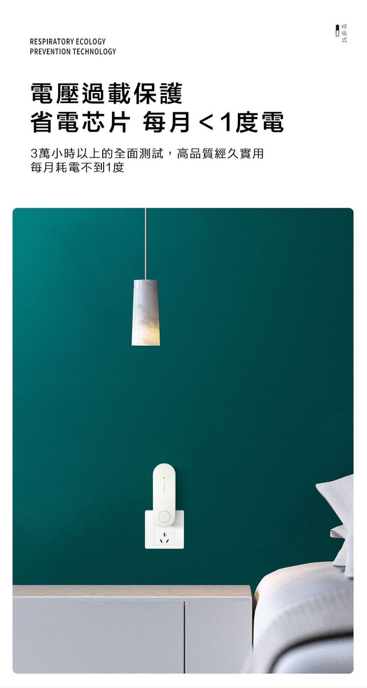 電壓過載保護，省電芯片 每月<1度電，3萬小時以上的全面測試,高品質經久實用，每月耗電不到1度。