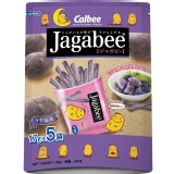 原價$130 香港進口香港休閑零食Jagabee薯條Calbee卡樂B卡樂比薯條三兄弟紫薯條 90g