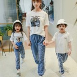 大人款 防蚊蟲防曬防蚊燈籠褲-藍