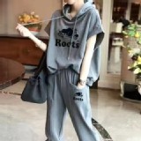 Roots休閒套裝 （ 灰 ）尺寸：1-5（如圖）