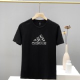 原單休閒混logo純棉上衣 (黑）