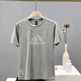 原單休閒混logo純棉上衣 (灰）