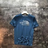 原單超紅爆款速乾短袖T (森林LOGO)(深藍）