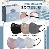 裸妝般的3D立體口罩