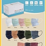 💯品質超讚團購No.1素面成人口罩【50片/盒】