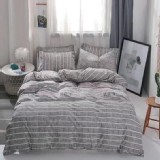 馬來西亞製舒柔棉床包三件組(隨機顏色)