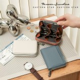 RFID防盜刷｜旅行用外幣PU拉鍊零錢包C601-001