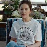 （韓組）劉亦菲同款老虎純棉T恤100%純棉