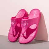 MONZU不完美厚底美人拖（桃紅）