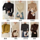 秋冬純色木耳邊百搭面膜衣