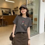 台製🐈‍⬛手繪感黑貓大學T