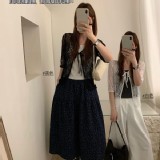 布小九淺秋蕾絲開衫