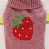 翻領草莓毛衣 【零碼出清特價】