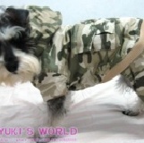 YUKI`S WORLD 迷彩連帽四腳褲 上衣褲子可拆 兩穿【零碼出清特價】