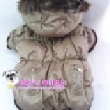 YUKI`S WORLD◎時尚寵物外套 防風保暖 帽可拆 【零碼出清特價】 咖啡色