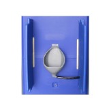 小便斗+小便斗隔板 含固定條 可重複拆卸 工地用 無沖水 HDPE 工廠直營