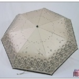 【雨傘王】《巴洛克蕾絲》☆ 華麗時尚-蕾絲黃金粉 ☆ 今年夏天最受歡迎的防曬好傘