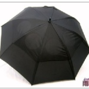 【雨傘王】《高爾夫大傘》☆ 自動超大傘面-黑色 ☆ 雙層傘布‧簍空導風設計