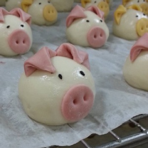 繽紛小豬頭造行系列(內餡:爆漿起司)