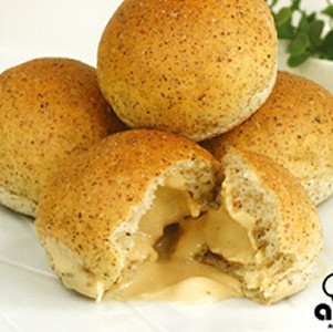 奧瑪爆漿餐包 10入/包(全麥花生)