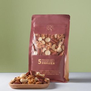 五種綜合原味堅果【家庭號 400g】