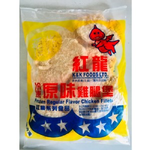 紅龍預炸原味雞腿堡肉(10片/包/約1kg/包)
