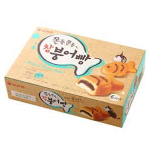 韓國_好麗友♥鯛魚燒小蛋糕♥4入裝原味麻吉