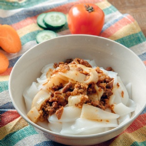 栗園米食客家風味粄條(經典台灣肉燥)