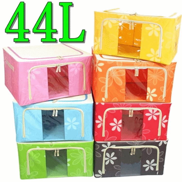 牛津布收納箱 44L-50*40*22(橘)