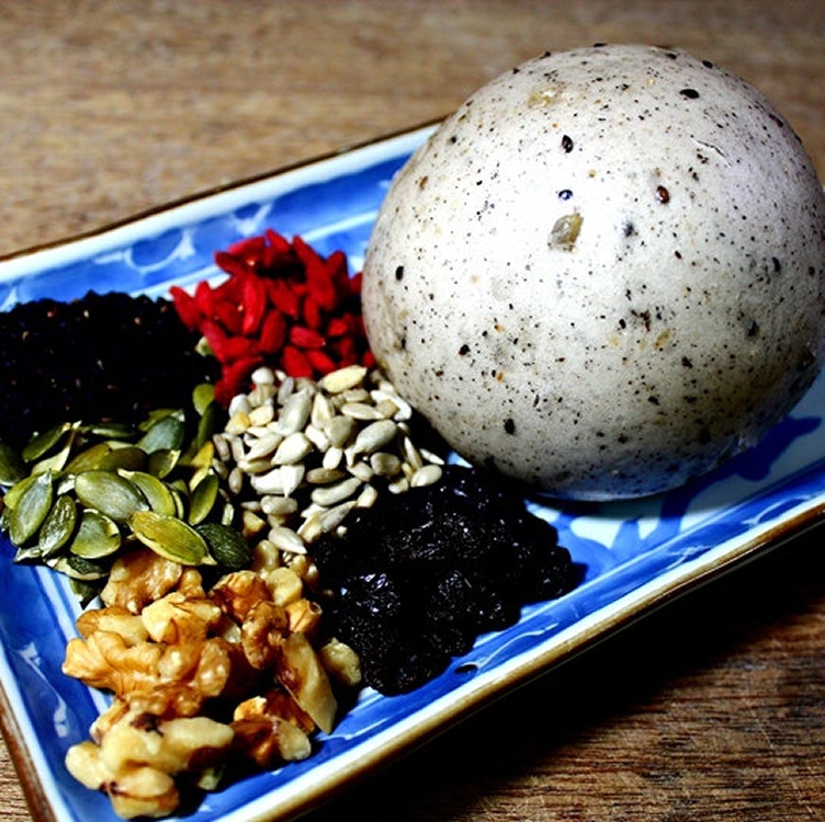 【包狀元老麵包子店】★養生堅果饅頭★ (4入) 嚴選天然堅果原粒