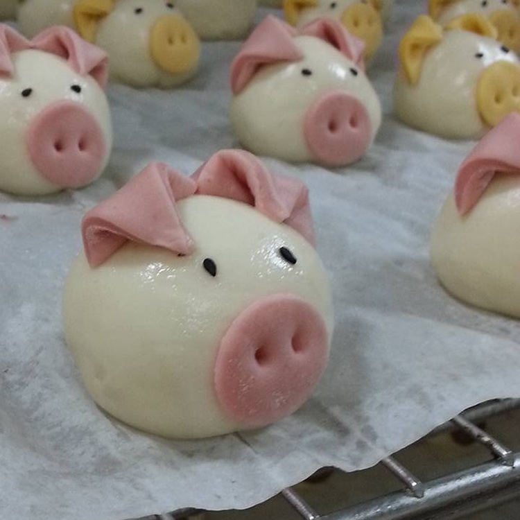 繽紛小豬頭造行系列(內餡:爆漿起司)